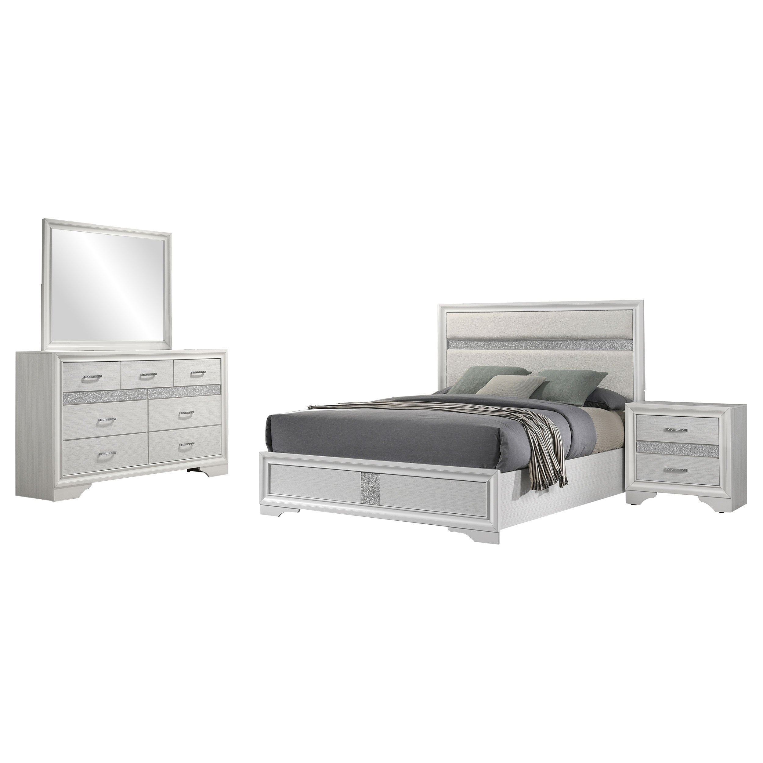 Miranda  California King Bedroom Set Black