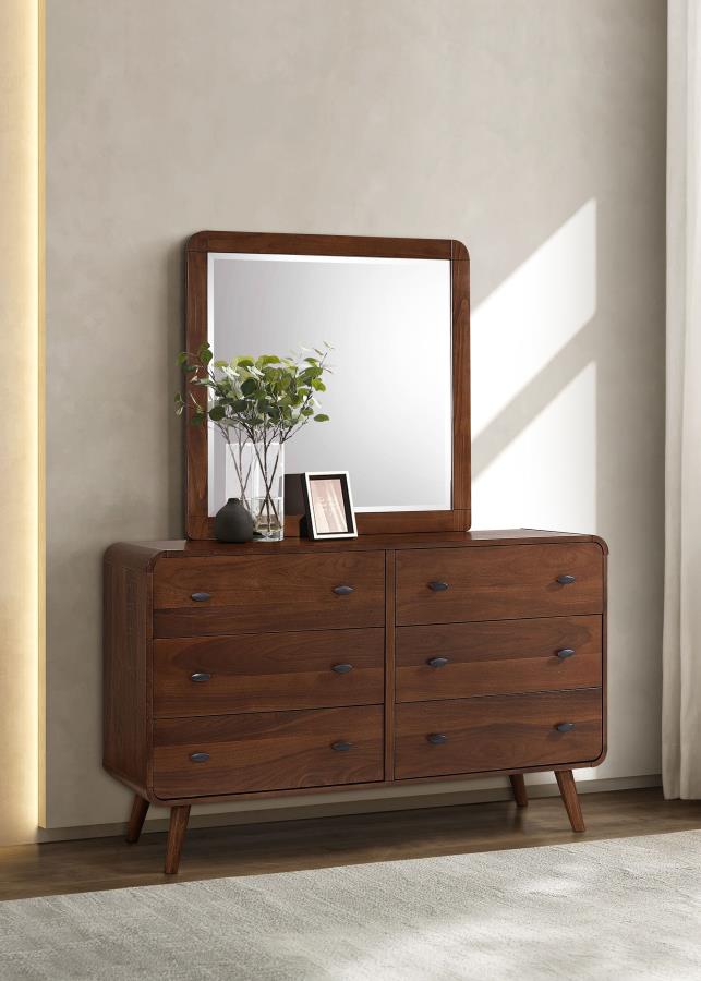 Robyn 6-drawer Dresser with Mirror