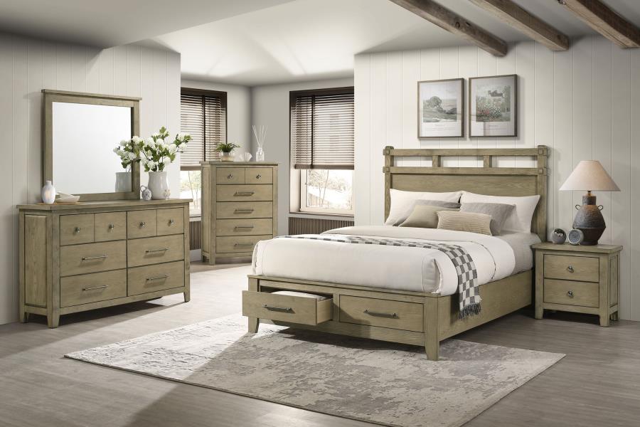 Hazlewood Bedroom Set Vineyard Oak