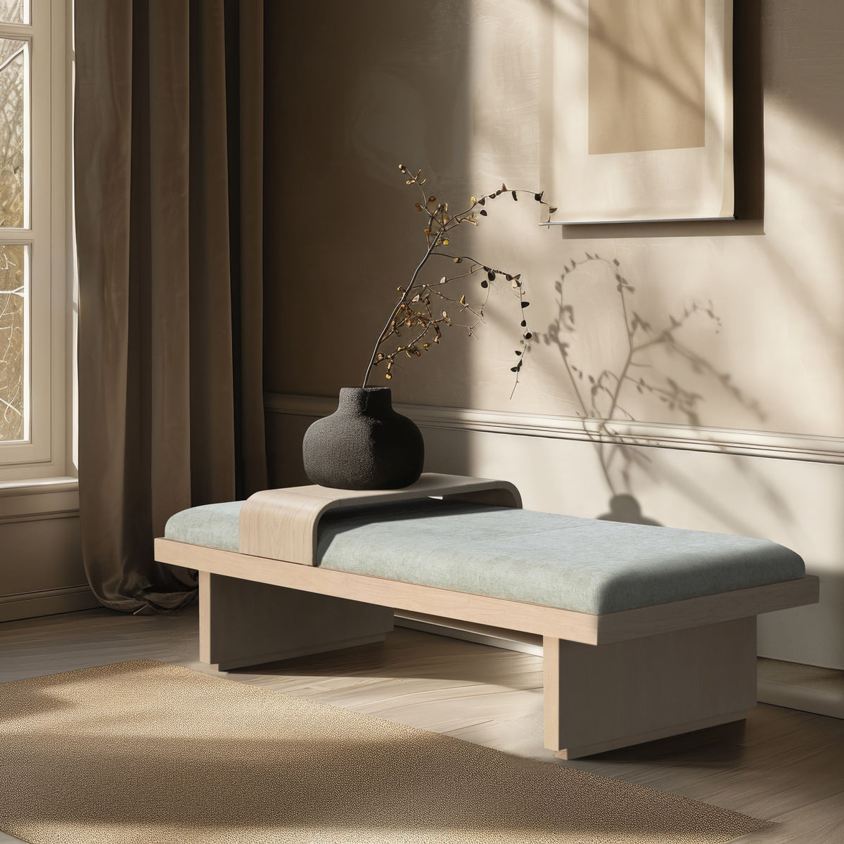 Arlington - Bench with Natural Base