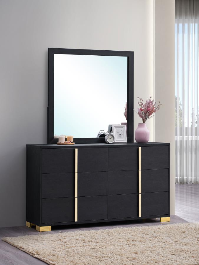 Marceline 6-drawer Dresser with Mirror