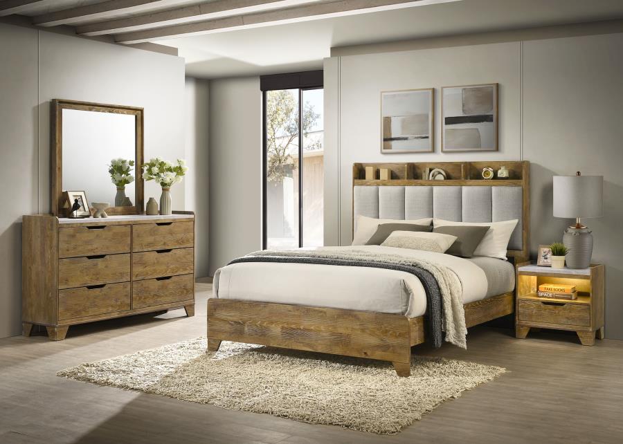 Henderson Bedroom Set Medium Oak