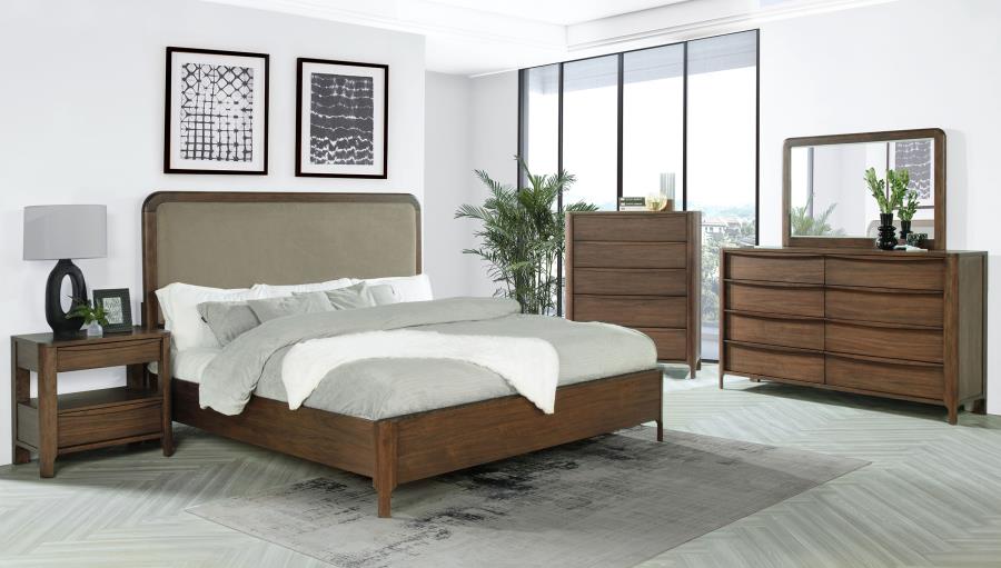 Maderia Bedroom Set Walnut