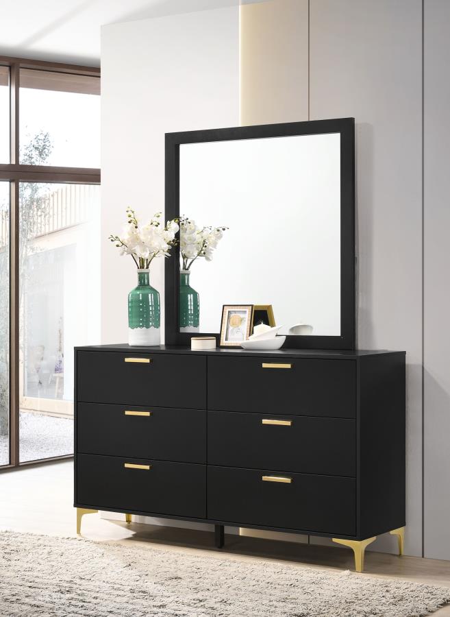 Kendall 6-drawer Dresser with Mirror