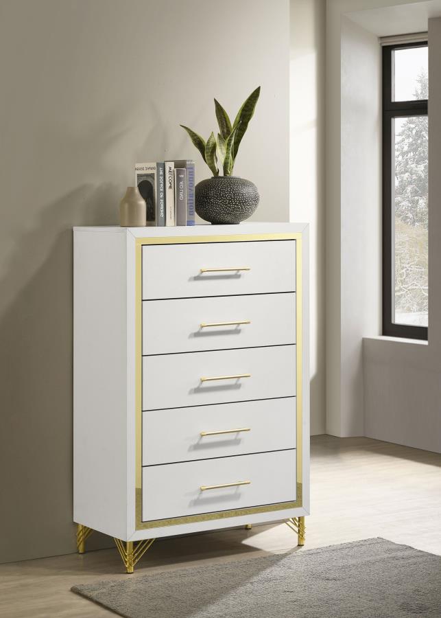 Lucia 5-drawer Bedroom Chest of Drawers