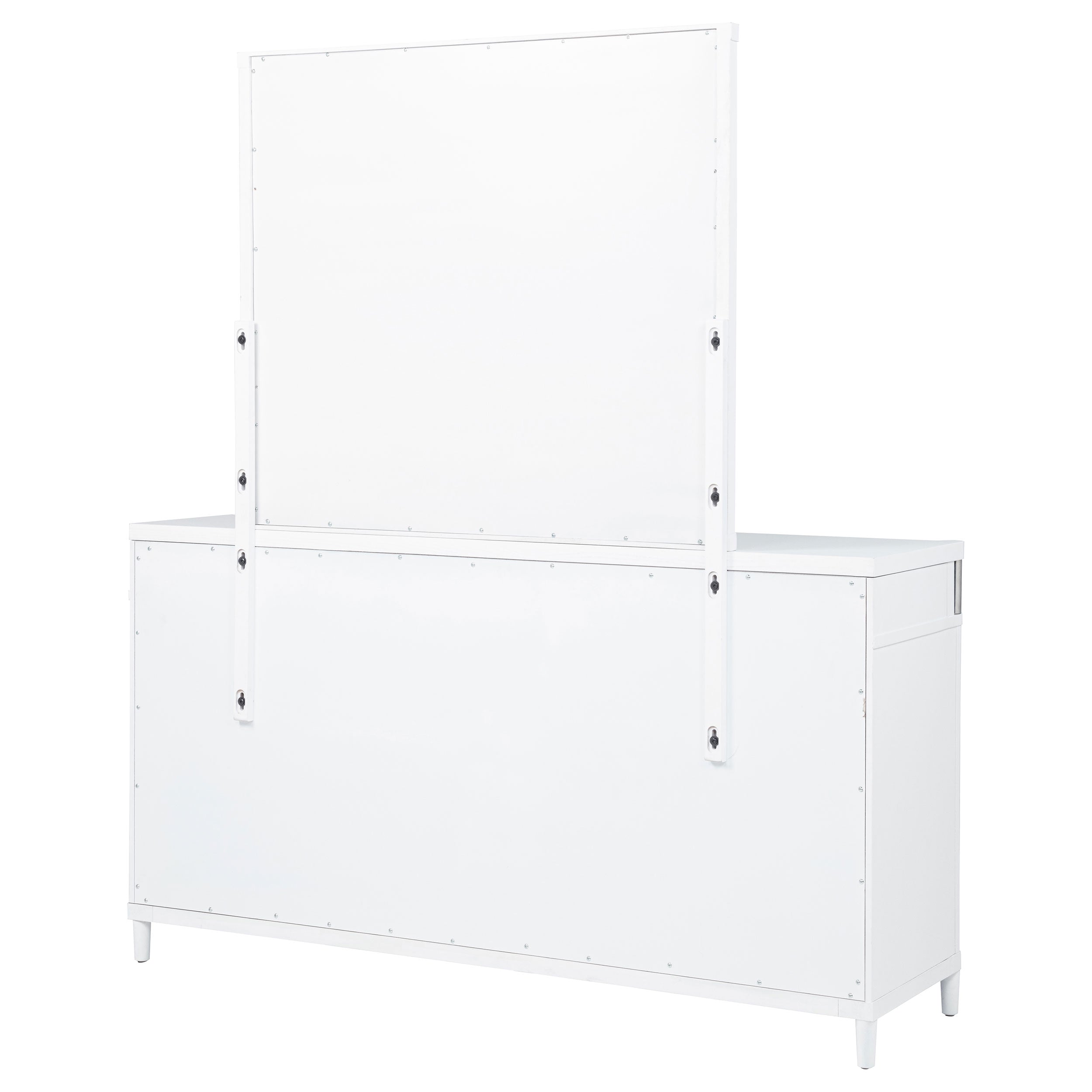 Gracemont 8-drawer Bedroom Dresser with Mirror White