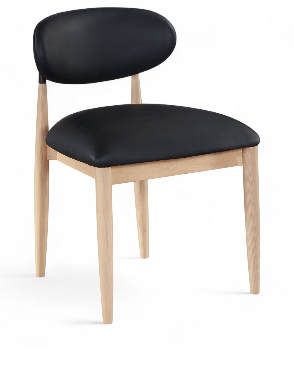 Riccio - Side Chair (Set of 2) with Natural Frame