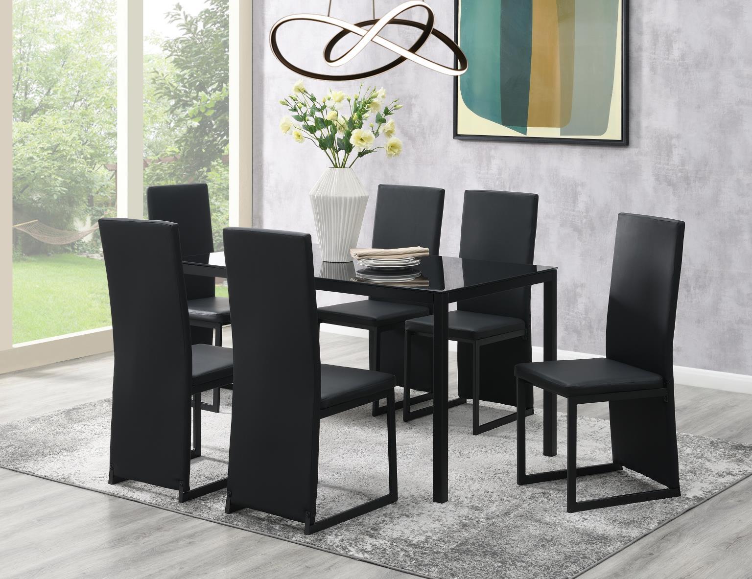 D228 - Dining Side Chair (Set of 2) - Black