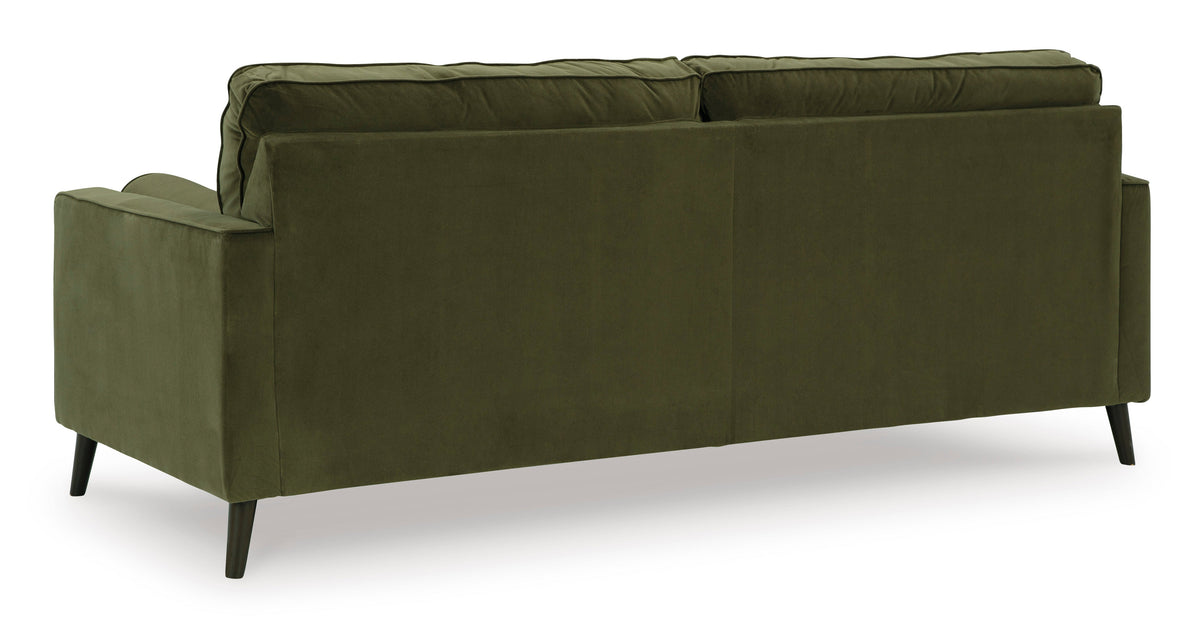 Reveon Lakes Olive Velvet Sofa & Loveseat Set — Button Tufting