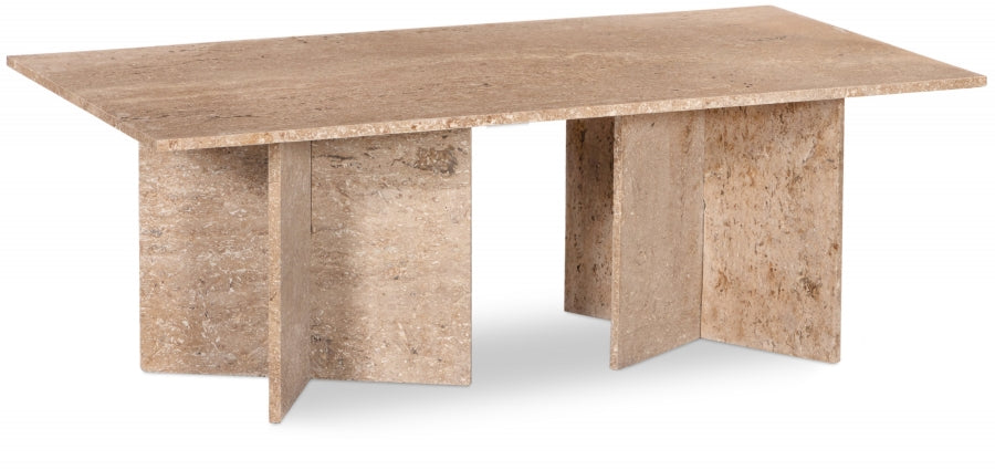 Verona travertine coffee table - vendor photo