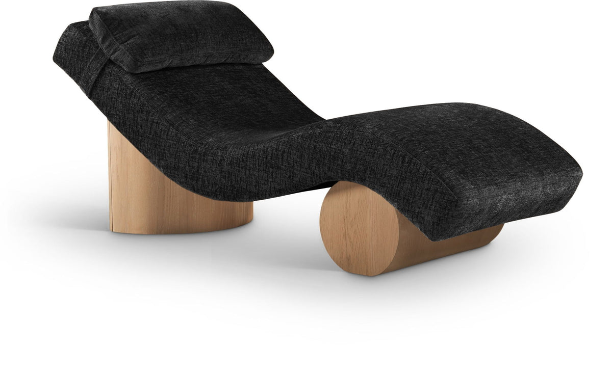 Marcella - Chaise Lounge with Natural Base