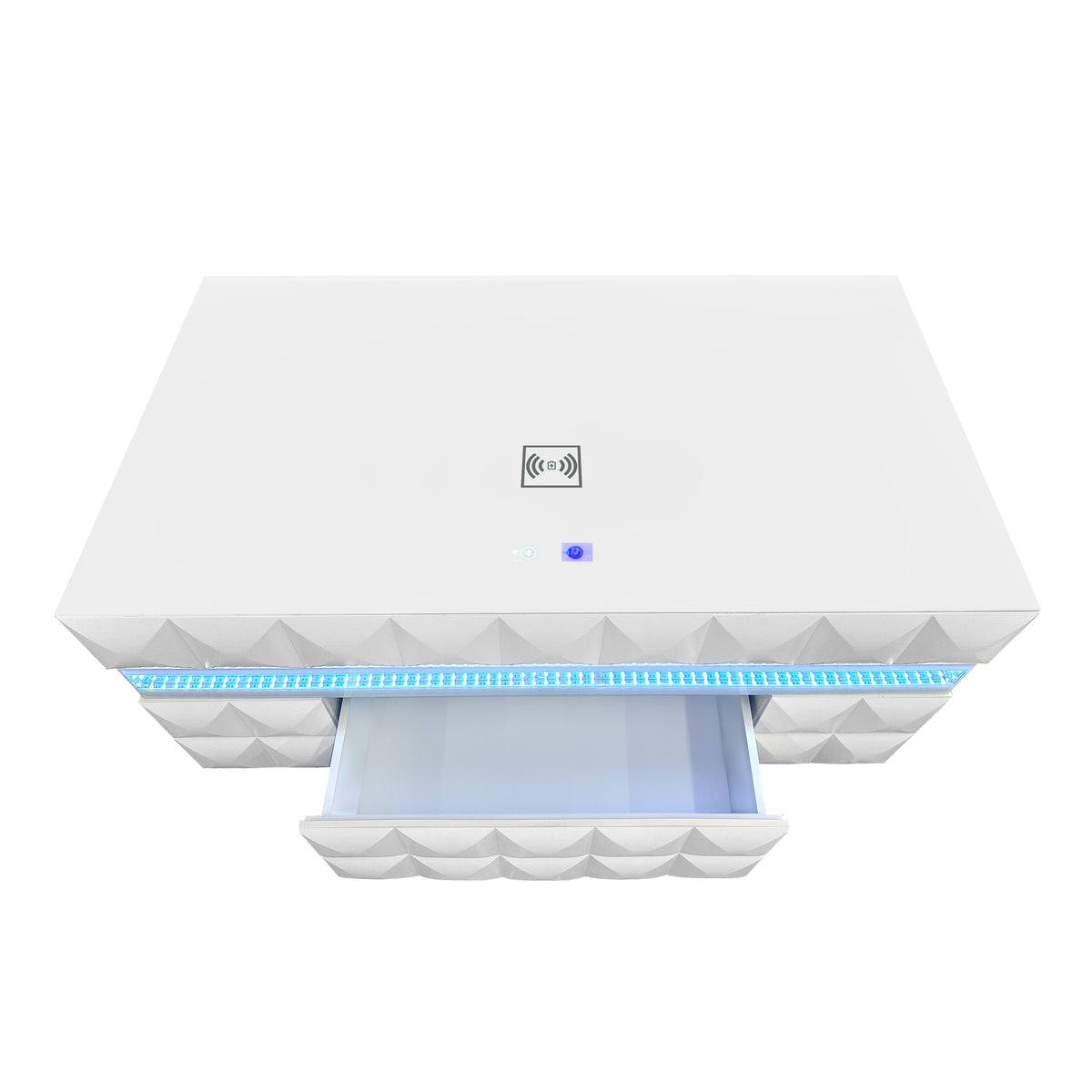 Alix Smart Coffee & End Table Set — 3D LED Lighting