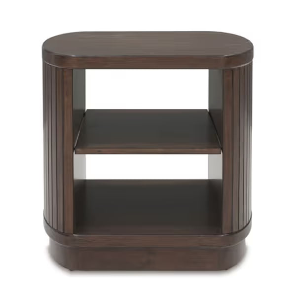 Korestone Dark Brown Lift-Top Coffee Table — Storage & Casters