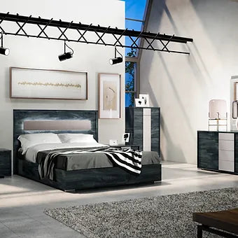 Viola Indigo 4-Piece Bedroom Set