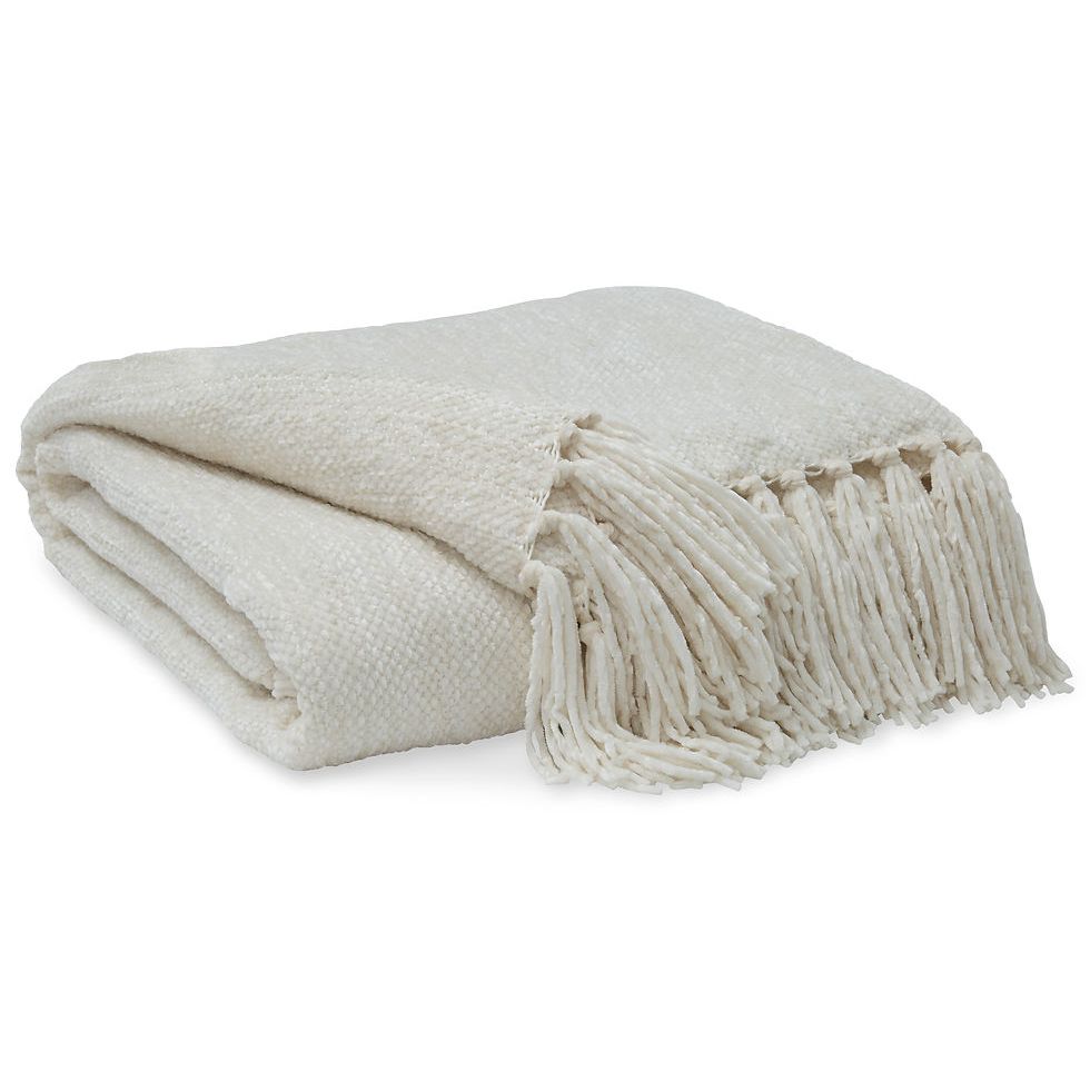 Tamish Woven Throw Blanket with Fringe, 2 Colors