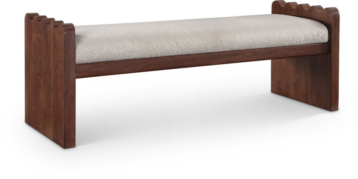Sonia - Bench with Brown Base