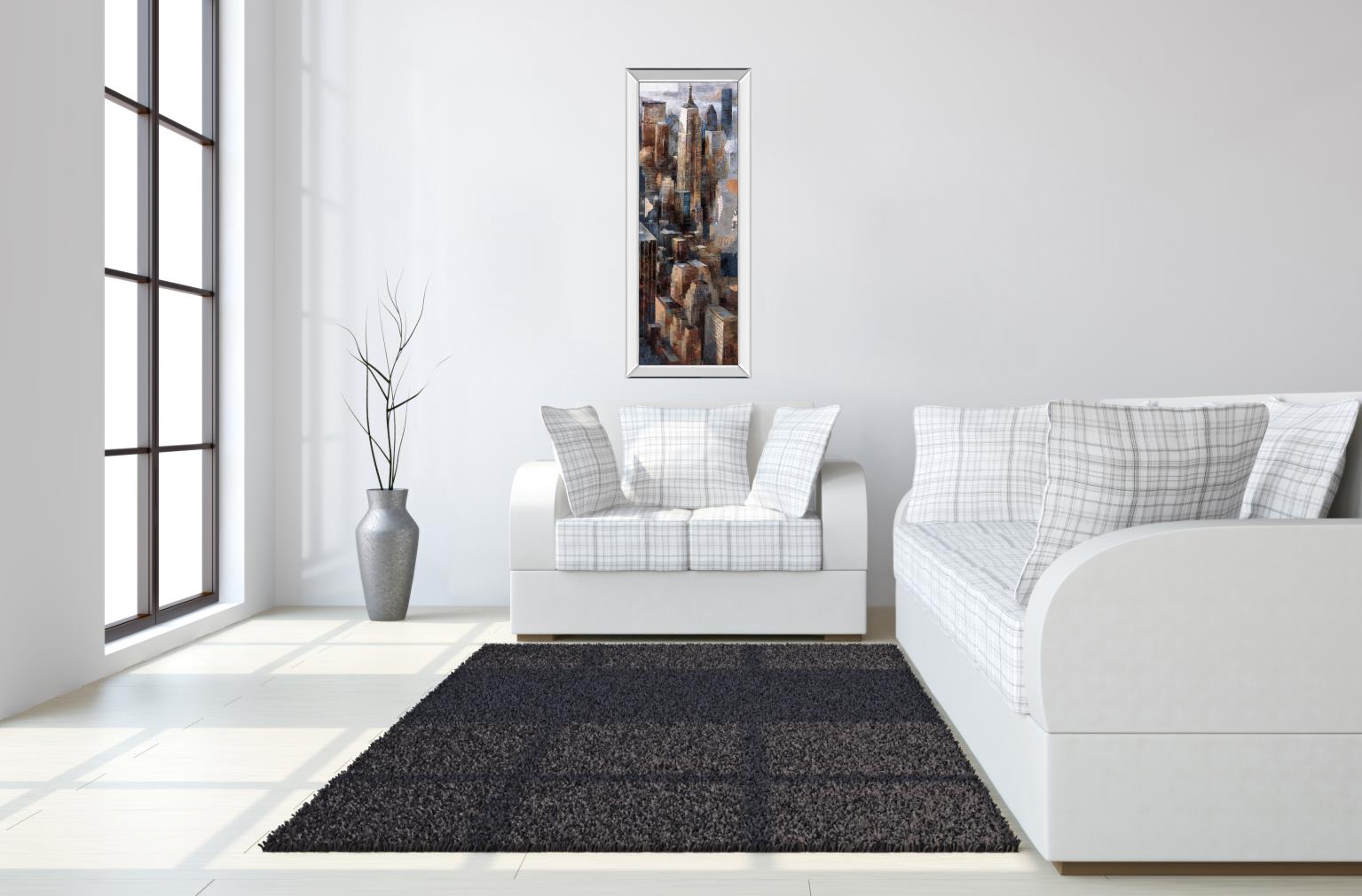 A View To Remember I By Marti Bofarull 18X42 Mirror Frame Print