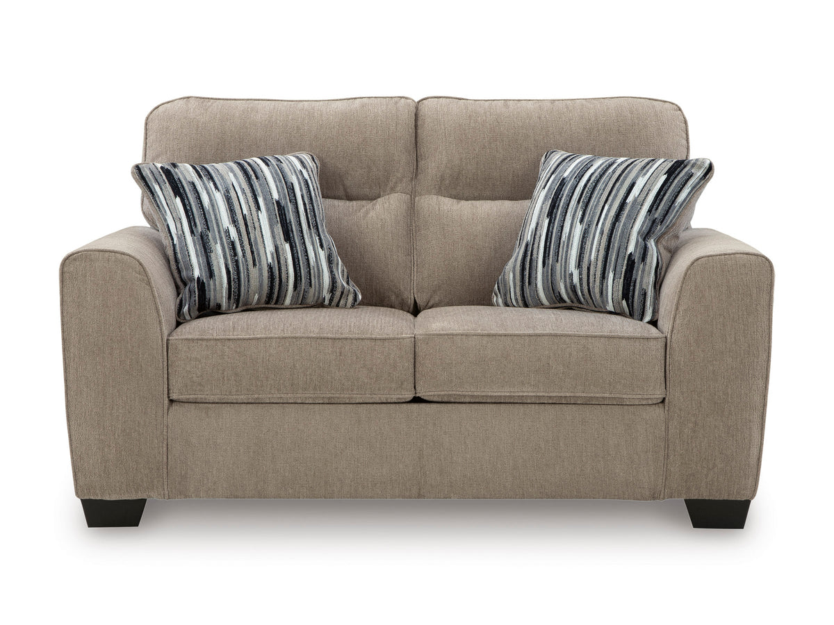 Olten Mocha Sofa & Loveseat Set