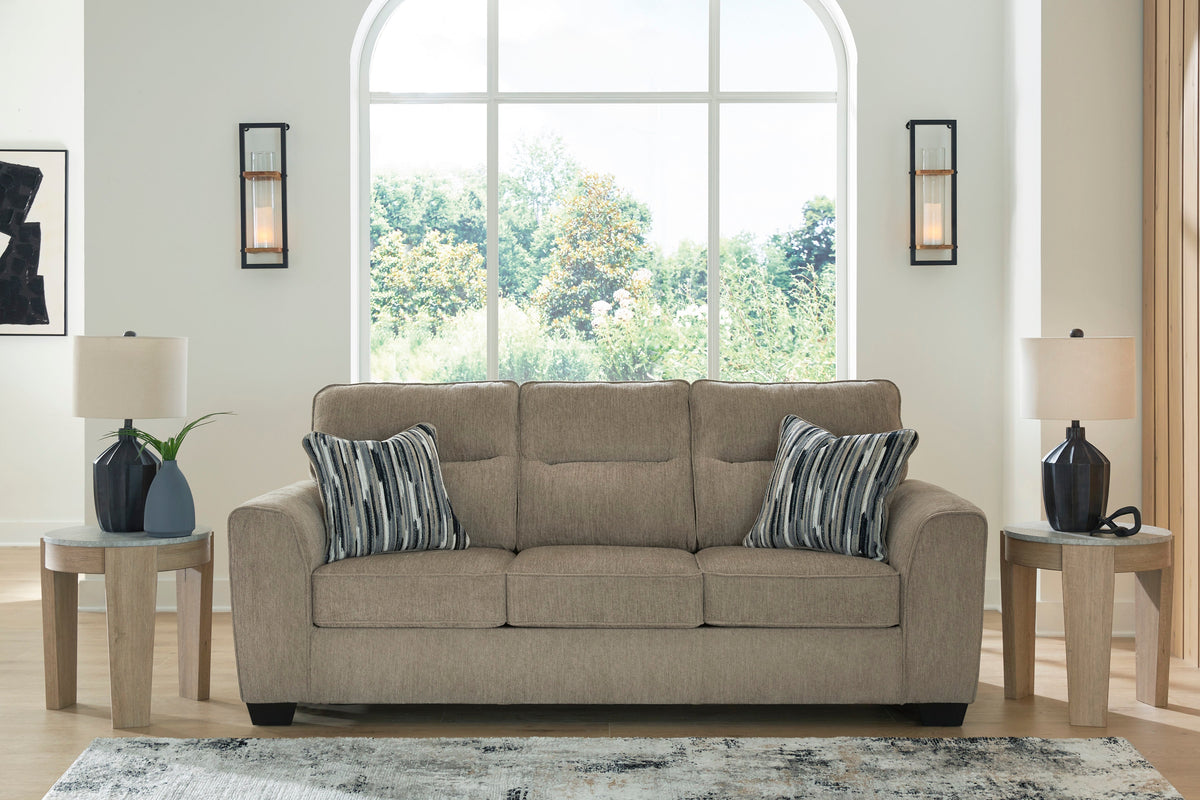 Olten Mocha Sofa & Loveseat Set