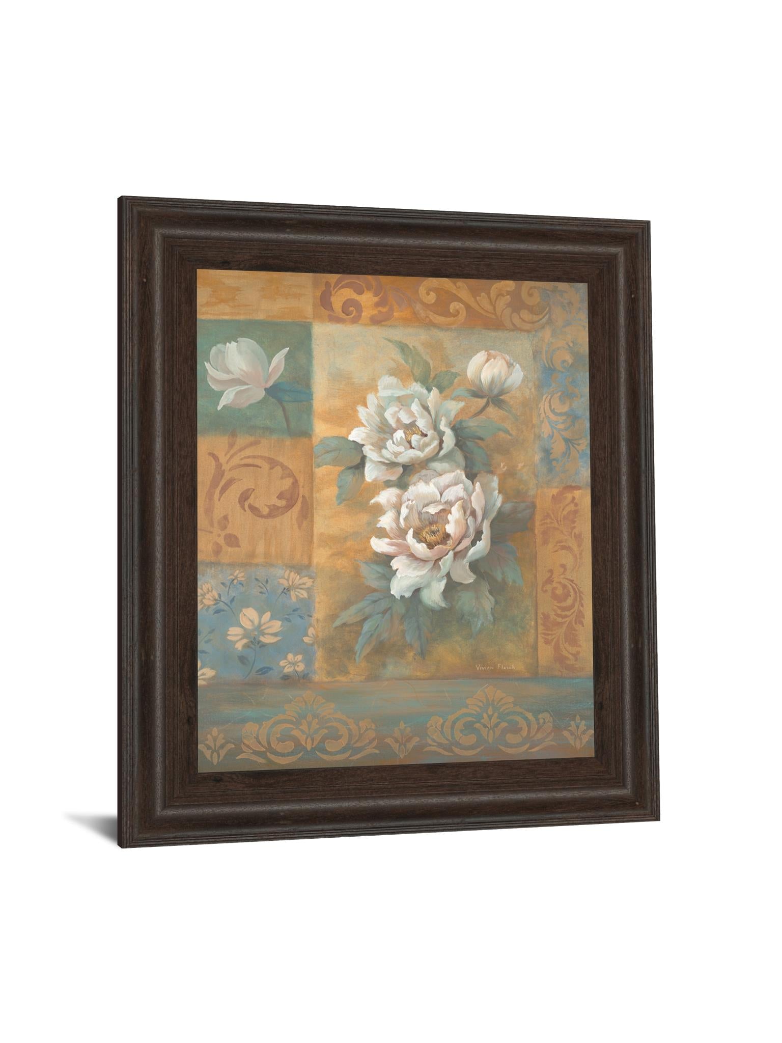 Pam'S Poppies By Vivian Flasch 22X26 Framed Print