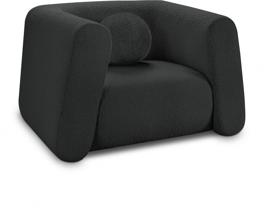Abbington boucle chair - Black