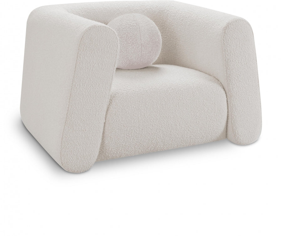 Abbington boucle chair - Cream