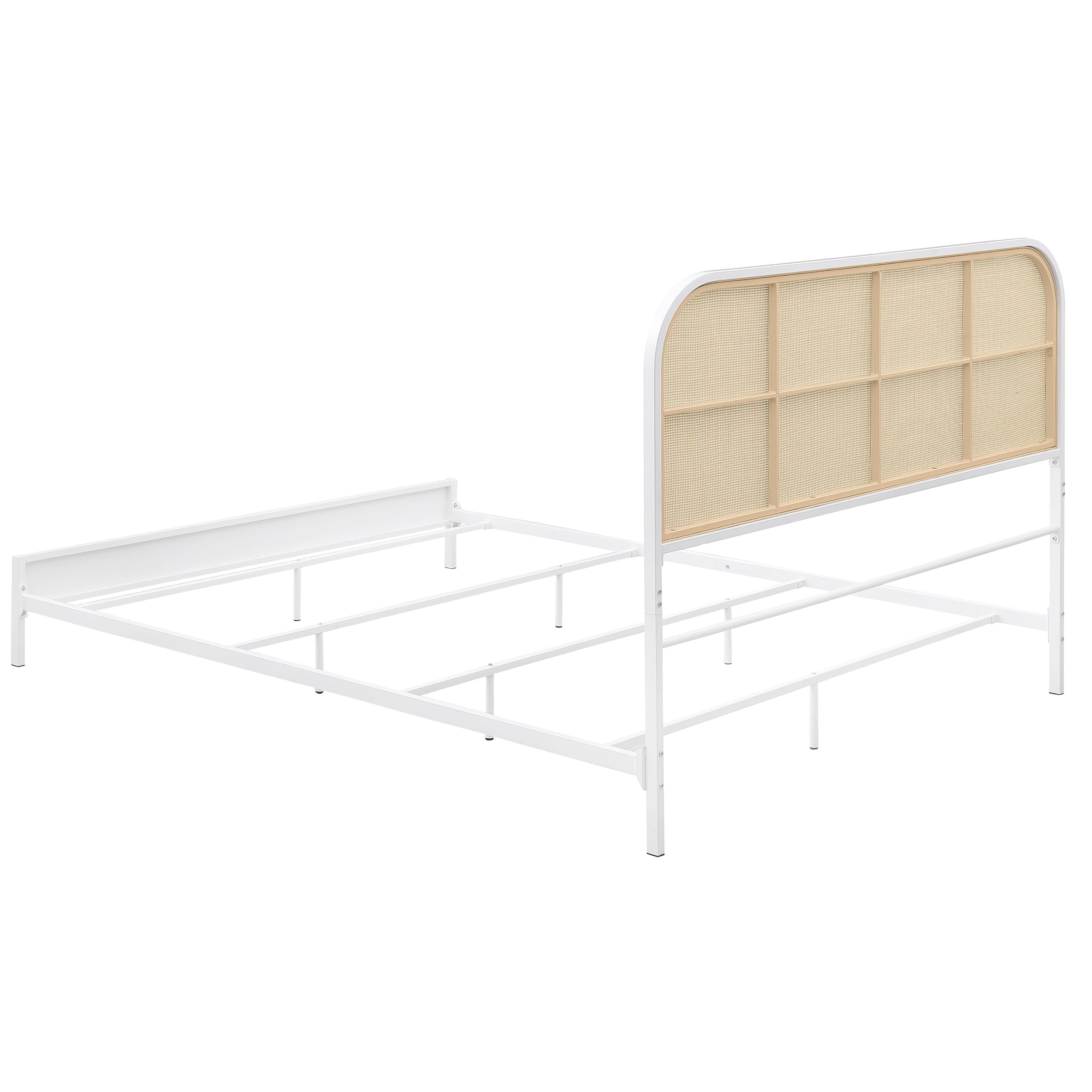 Cameron 51-inch Metal  Panel Bed Black