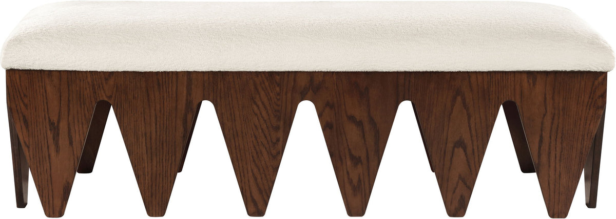 Altair - Bench with Dark Brown Base