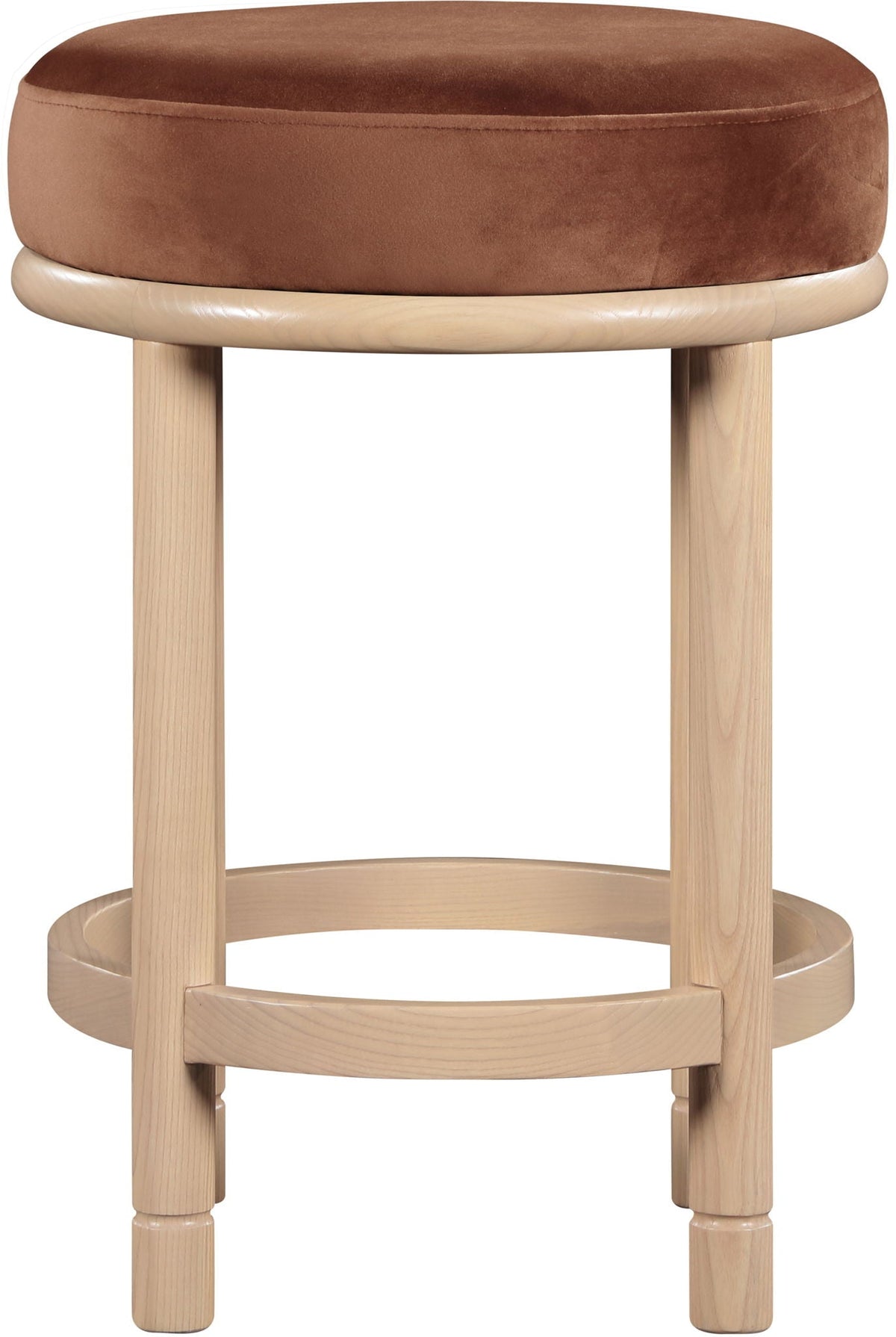 Monette - Counter Stool with Natural Base