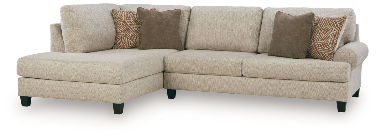 Steelwater Retreat Latte Modular Sectional — 2-Piece Sectional With Left-Arm Corner Chaise