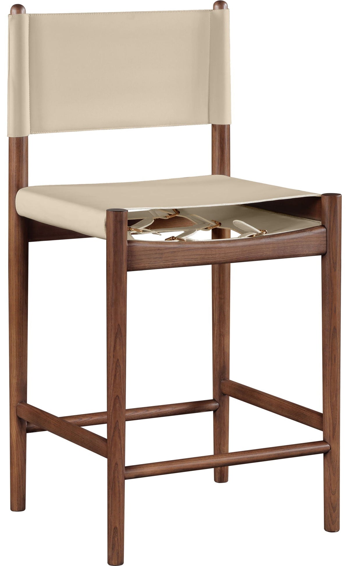 Rawlins - Counter Stool with Walnut Frame