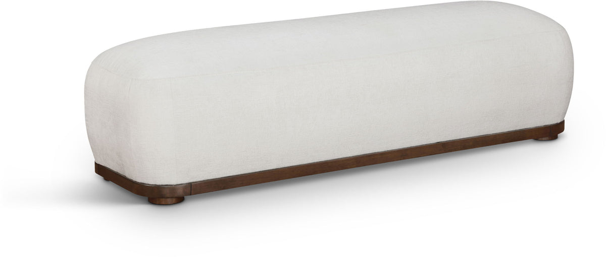 Calum - Bench with Dark Brown Frame