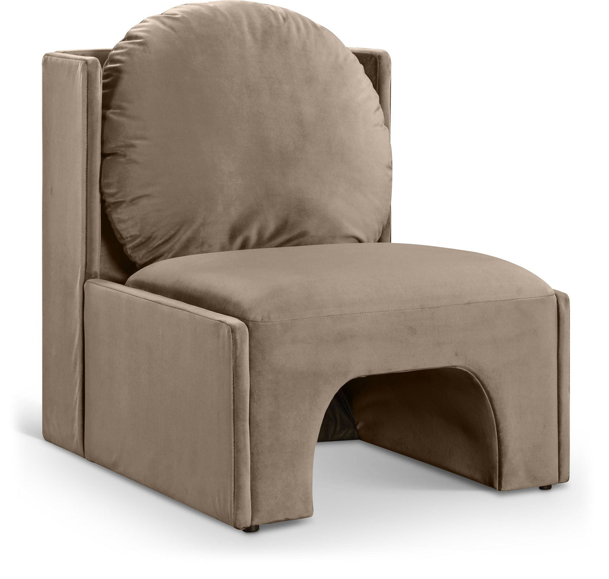 Sigma - Accent Chair - Beige Velvet