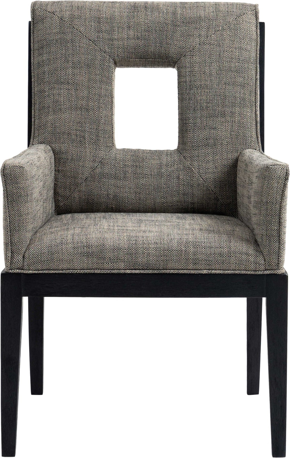 Gwendolyn - Dining Arm Chair with Black Frame