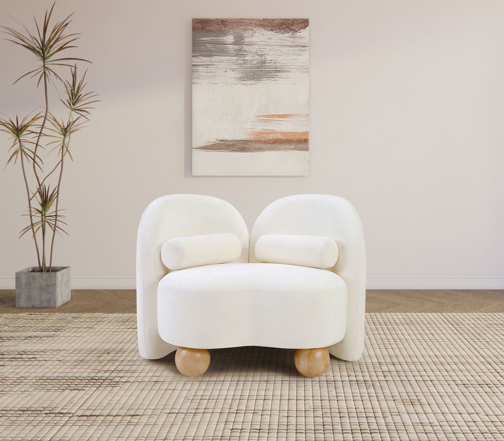 Daphne - Chenille Chair