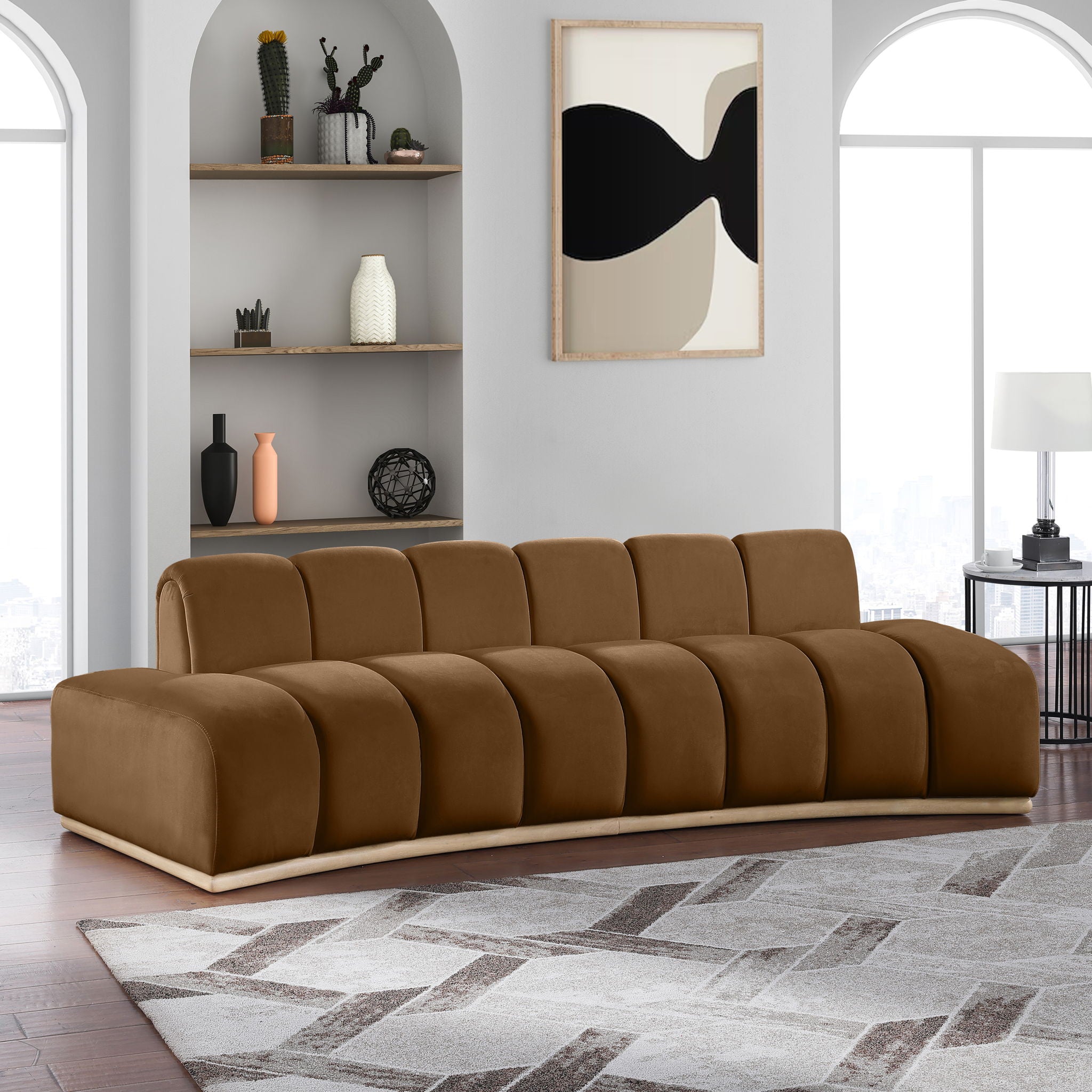 Jace - Sofa - Saddle