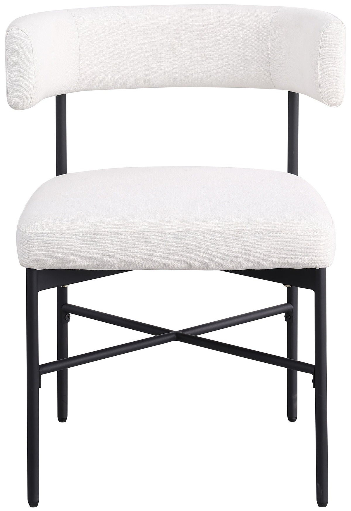 Rivage - Durable Dining Chair (Set of 2) with Black Frame