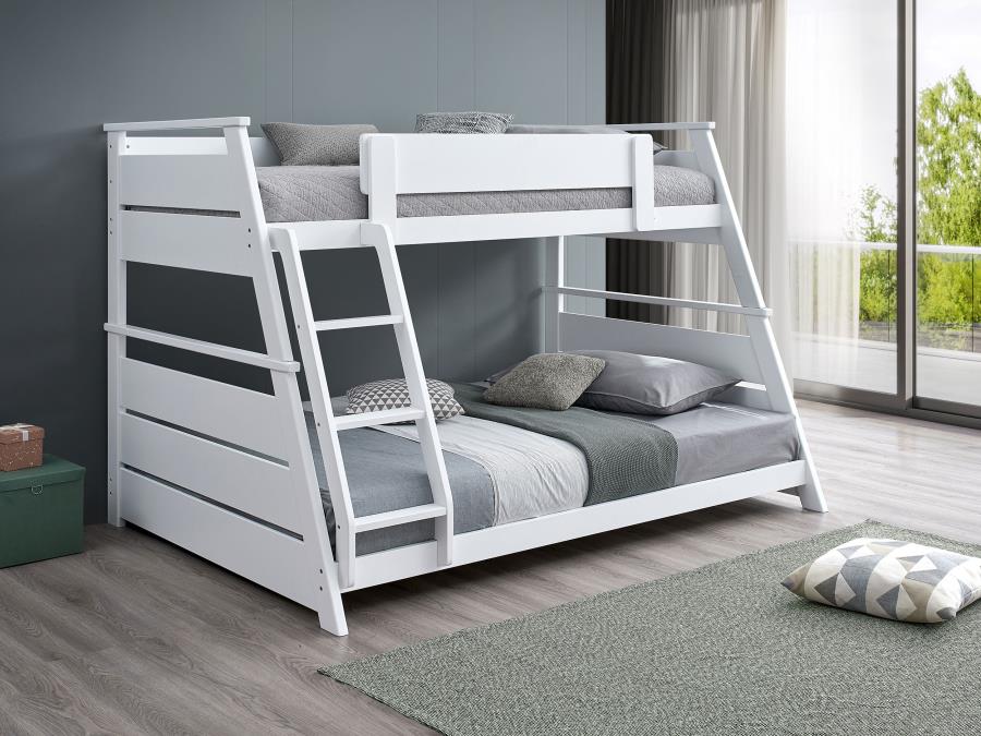 Holden Wood Veneer Twin Over Full Bunk Bed