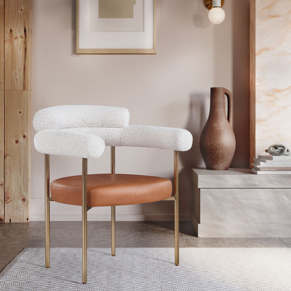 Blake - Dining Chair (Set of 2) with Bronze Legs