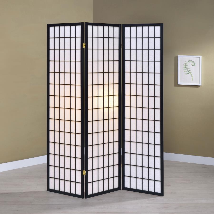 Carrie 3-Panel Room Divider Folding Shoji Screen