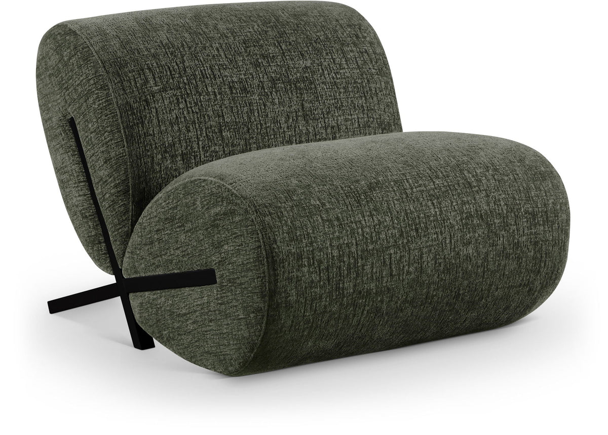 Akira - Fabric Upholstered Accent Chair - Green