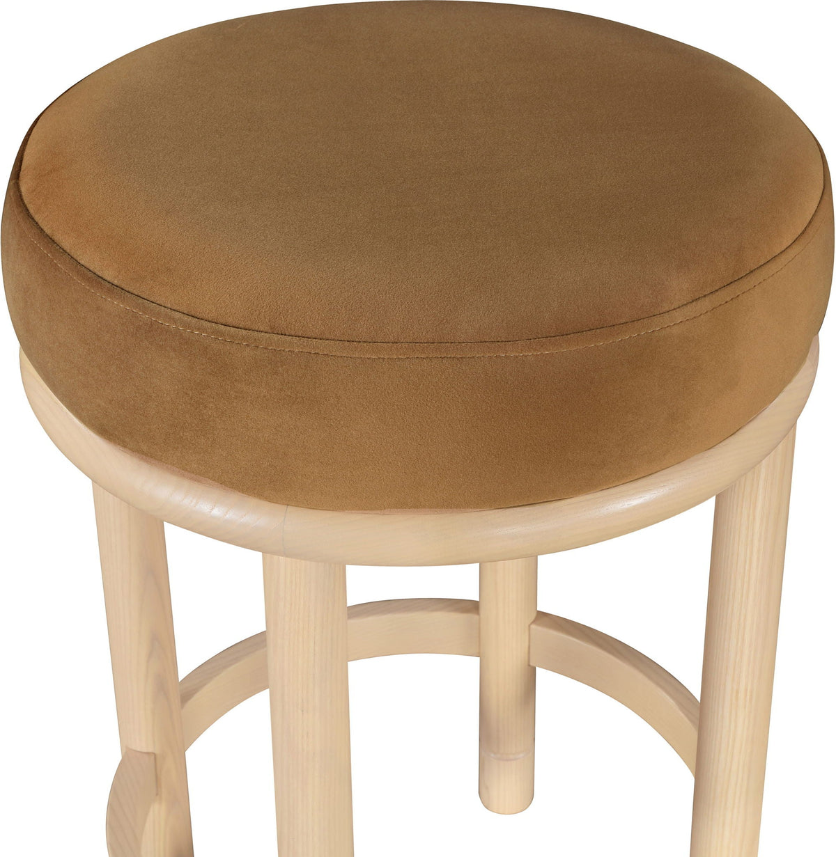 Monette - Counter Stool with Natural Base