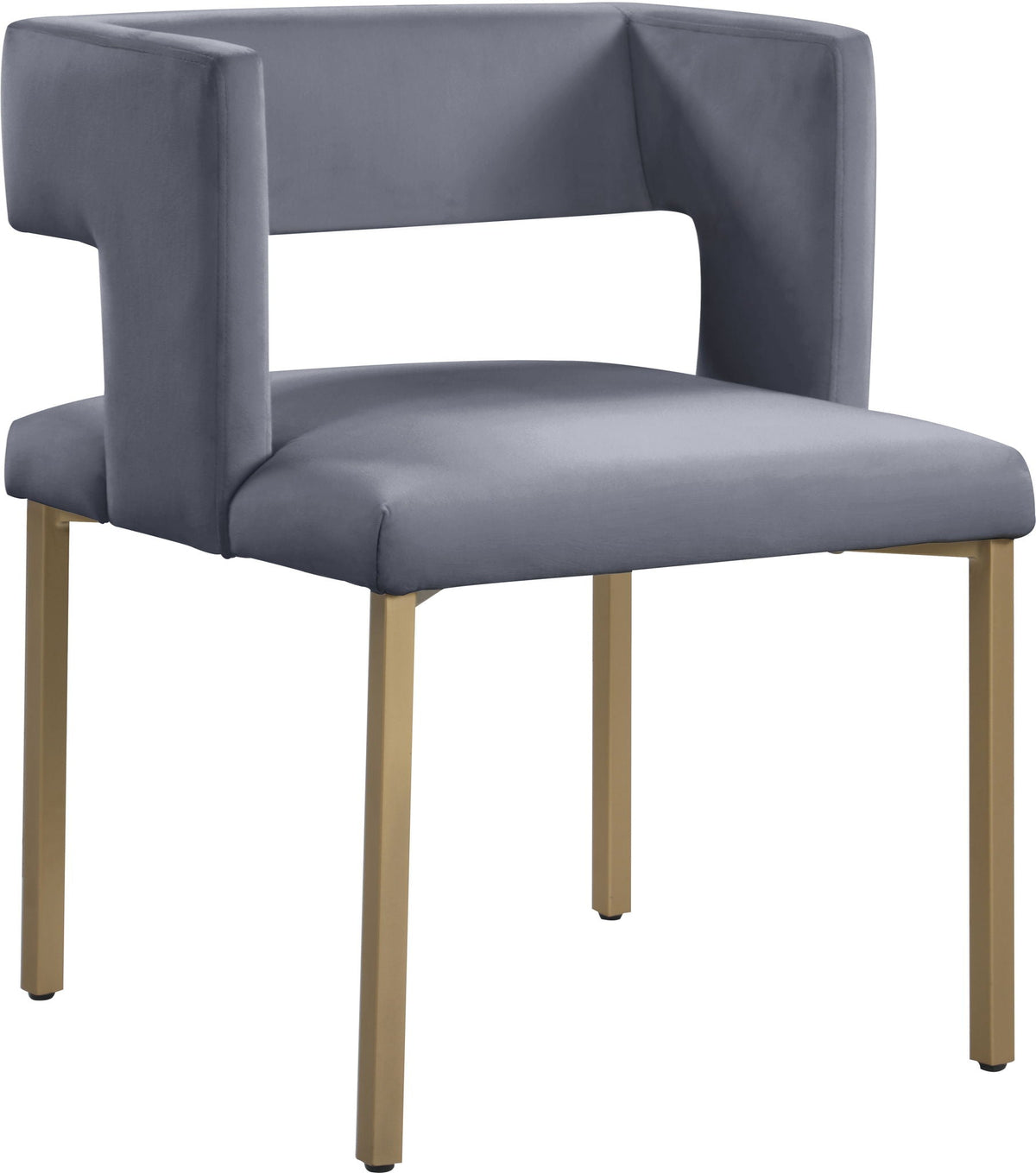 Caleb - Dining Chair (Set of 2) with Gold Legs