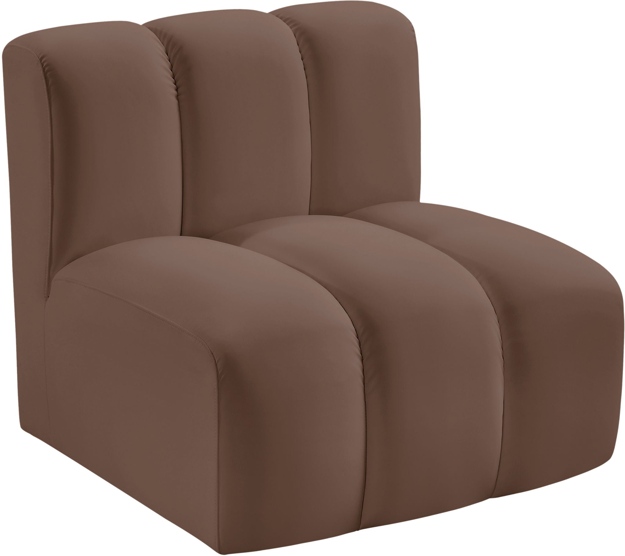 Arc - Faux Leather Straight Chair