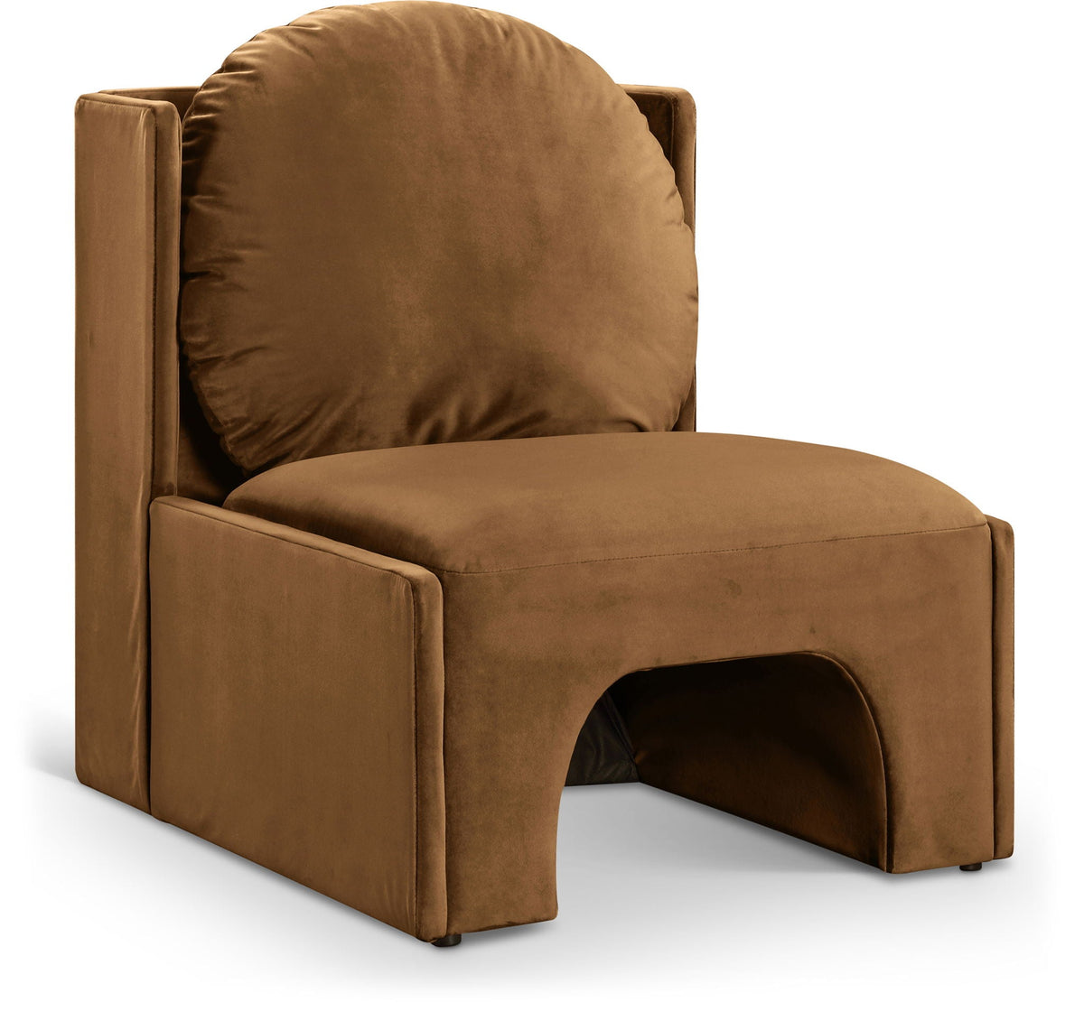 Sigma - Accent Chair - Dark Brown Velvet
