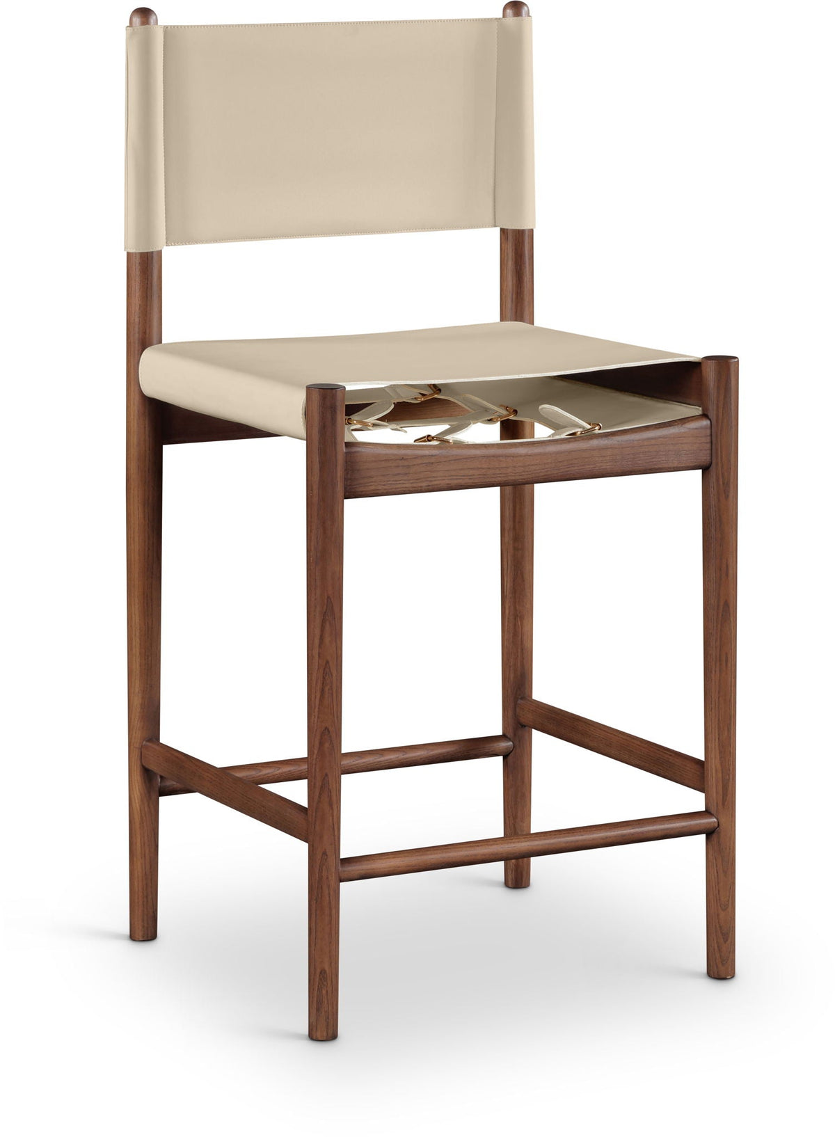 Rawlins - Counter Stool with Walnut Frame