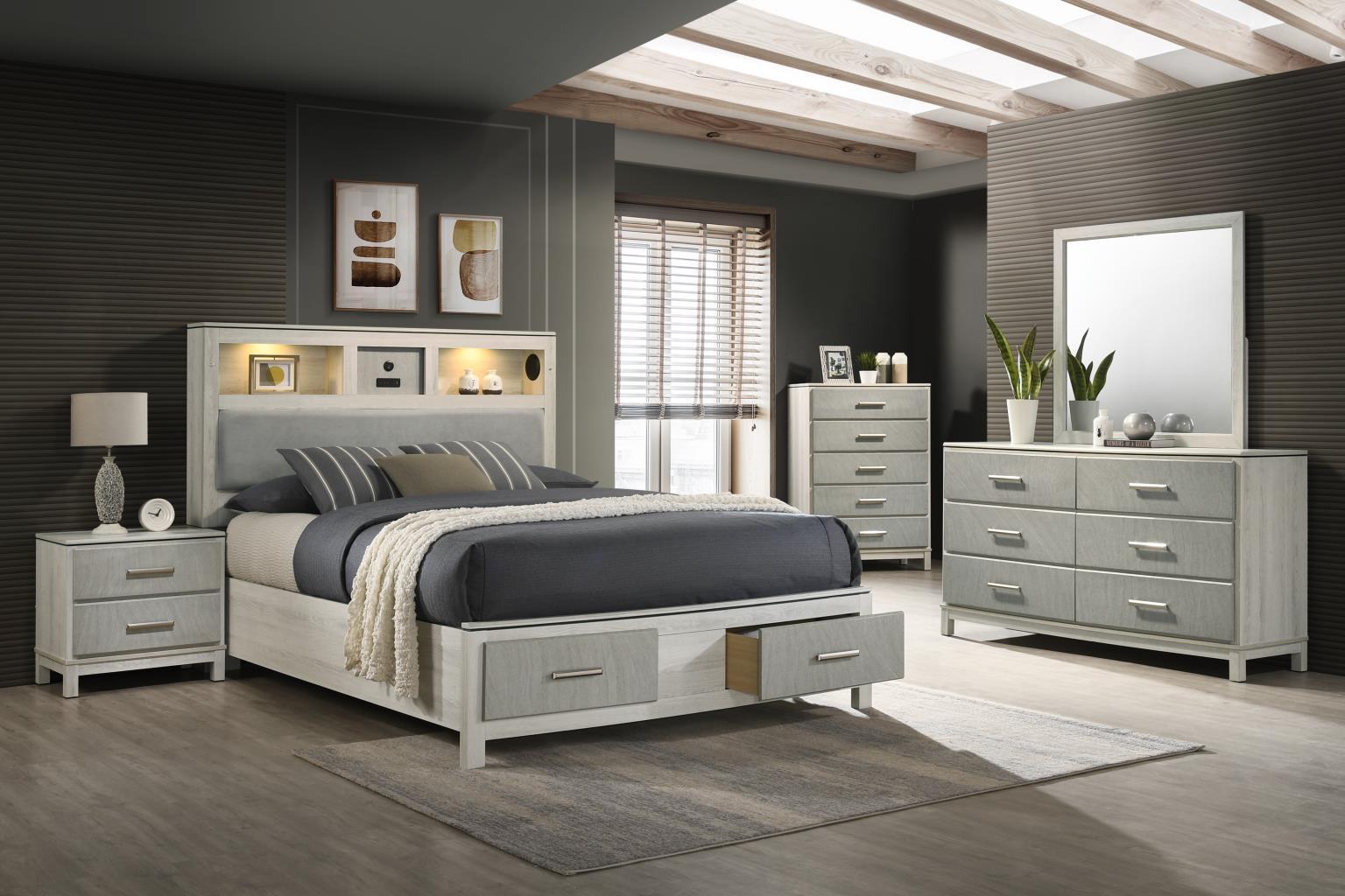 B261 - Mirror - Light Beige / Dove Gray