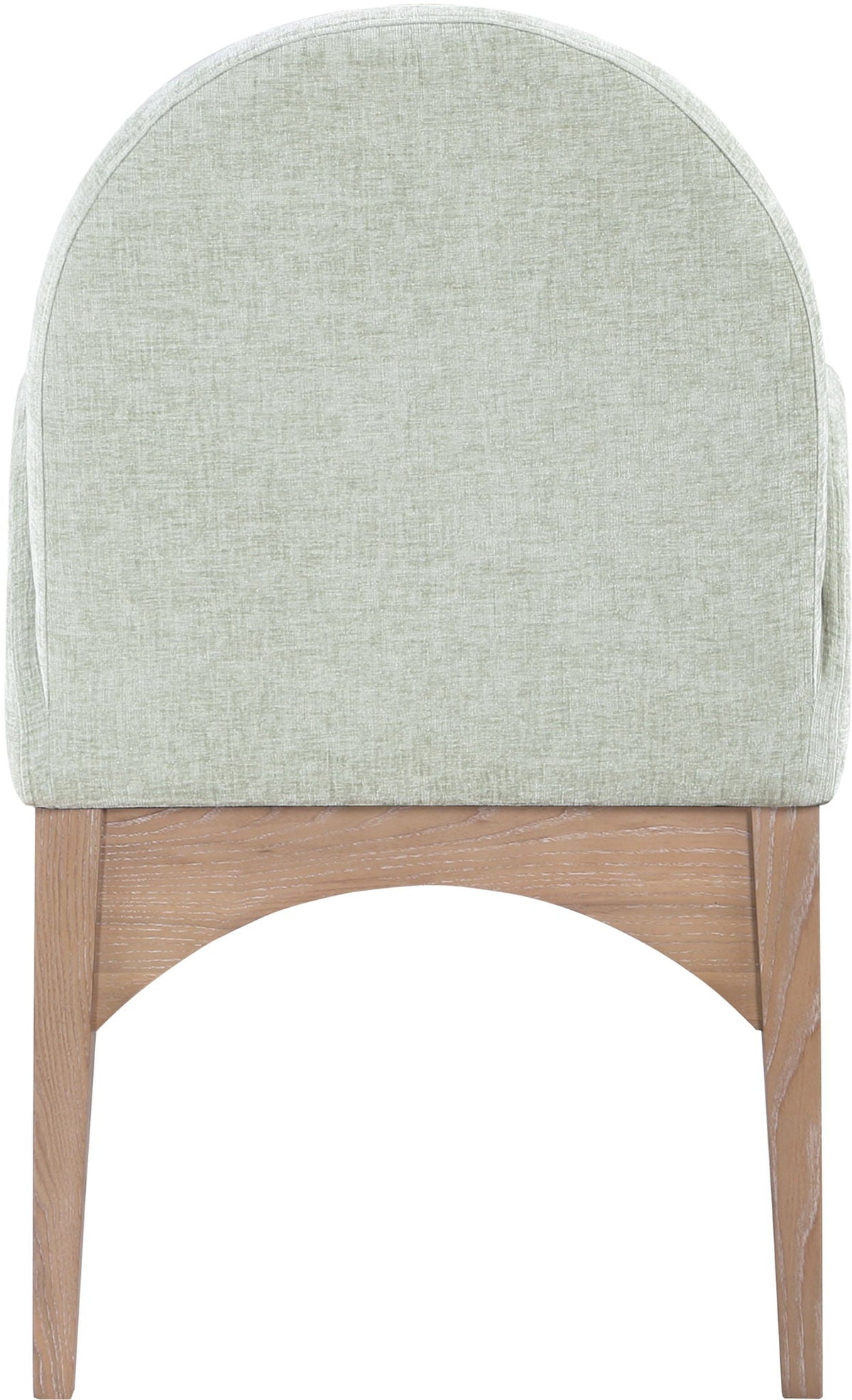 Waldorf - Chenille Dining Arm Chair with Natural Legs