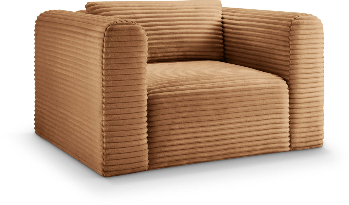 Shaggy - Arm Chair - Light Brown Fabric
