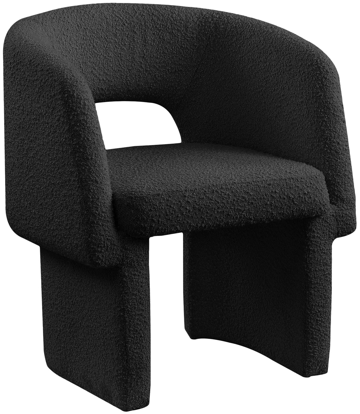 Emmet - Dining Chair / Accent Chair — Chenille or Boucle - Chair